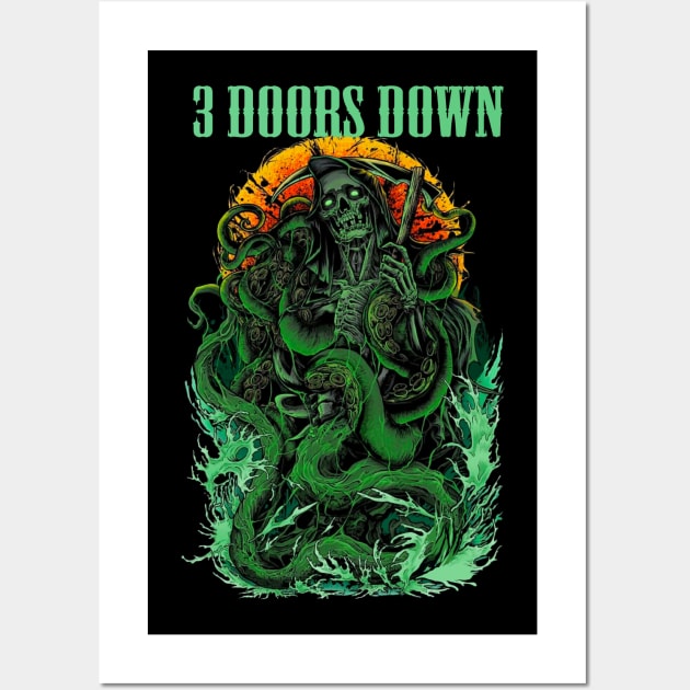 3 DOORS DOWN BAND Wall Art by Angelic Cyberpunk